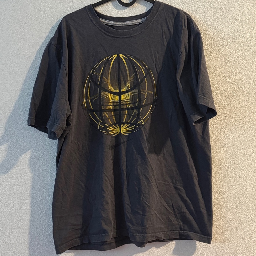 Nike Black Tee with Yellow Graphic